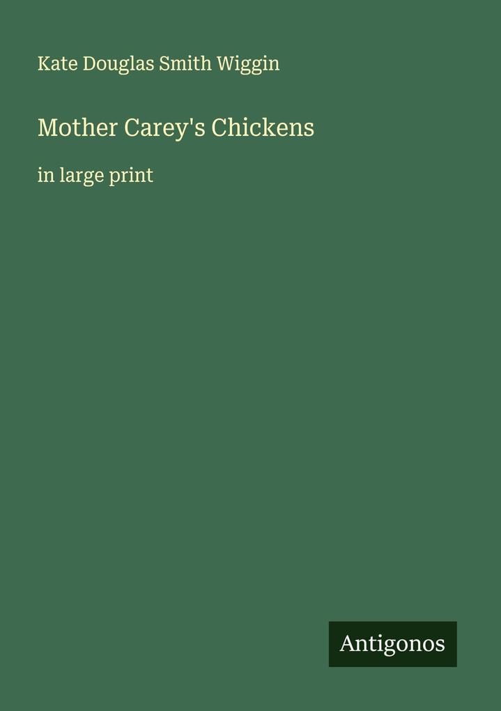 Mother Carey's Chickens