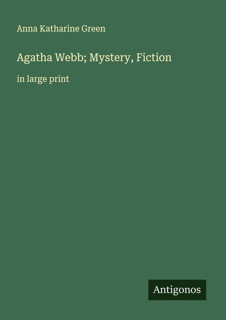 Agatha Webb; Mystery Fiction