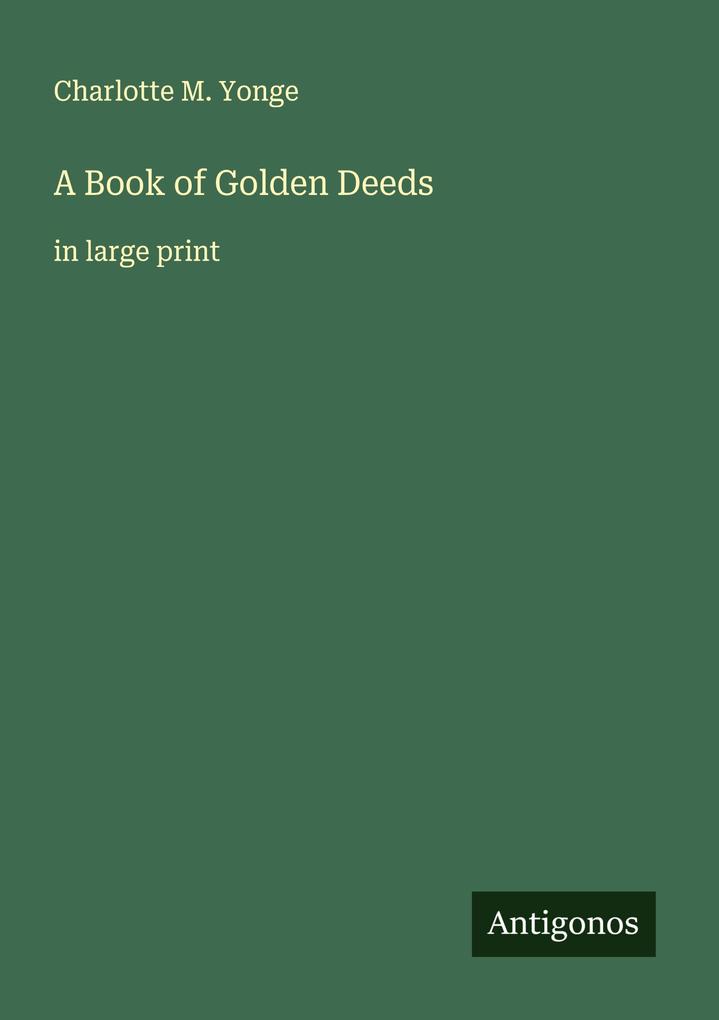 A Book of Golden Deeds