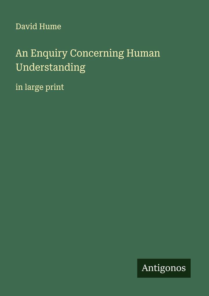 An Enquiry Concerning Human Understanding