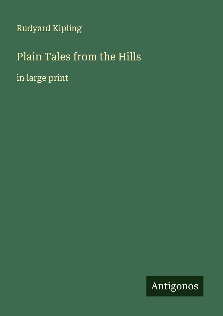 Plain Tales from the Hills