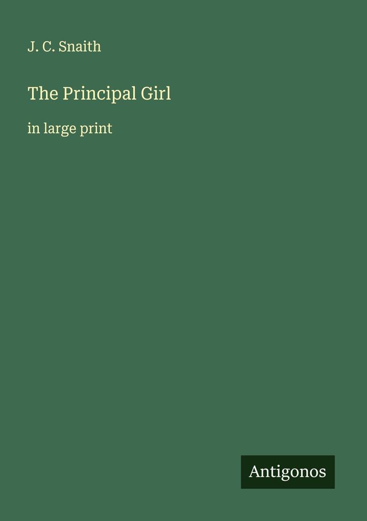The Principal Girl