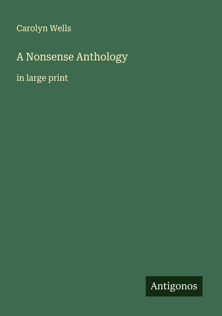A Nonsense Anthology