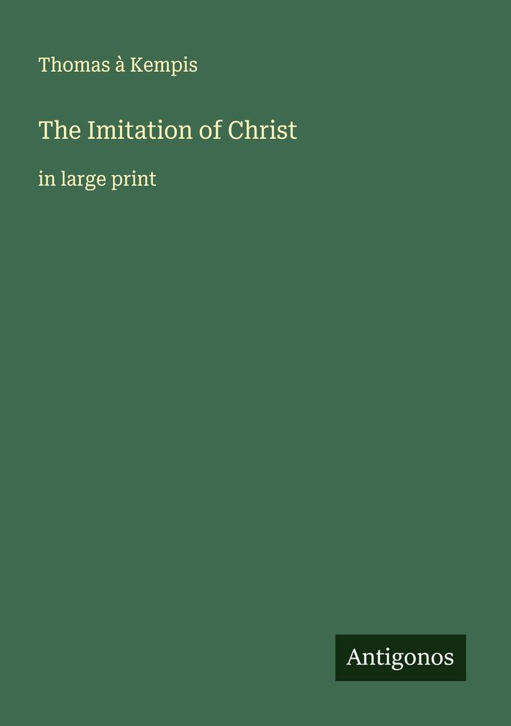 The Imitation of Christ