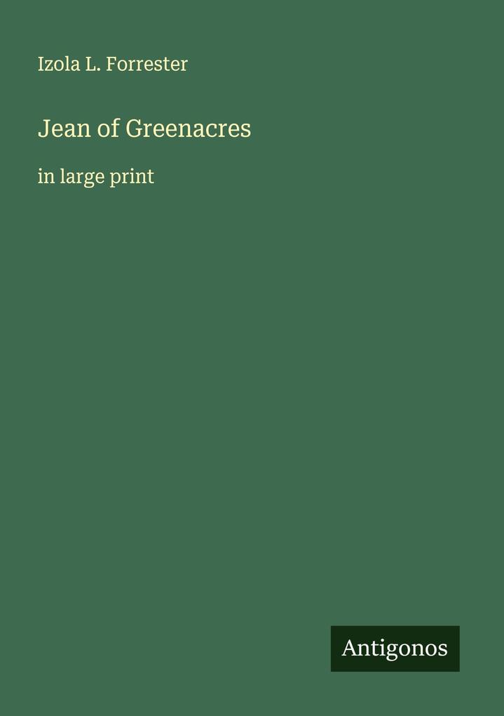 Jean of Greenacres