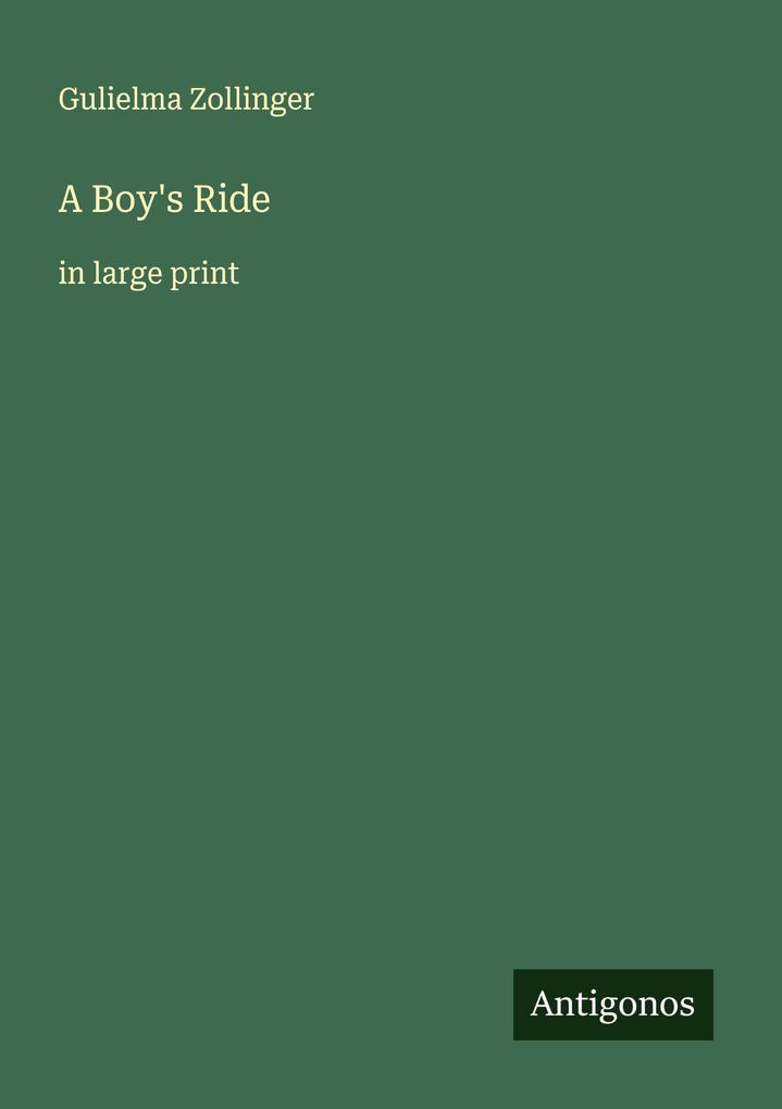 A Boy's Ride