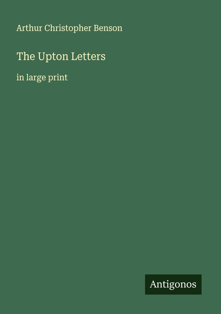 The Upton Letters