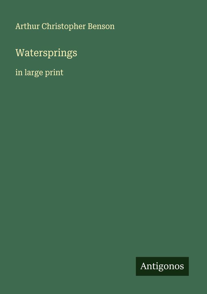 Watersprings