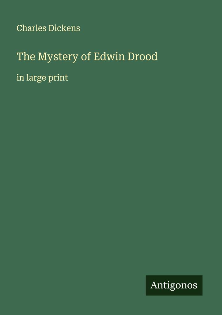 The Mystery of Edwin Drood