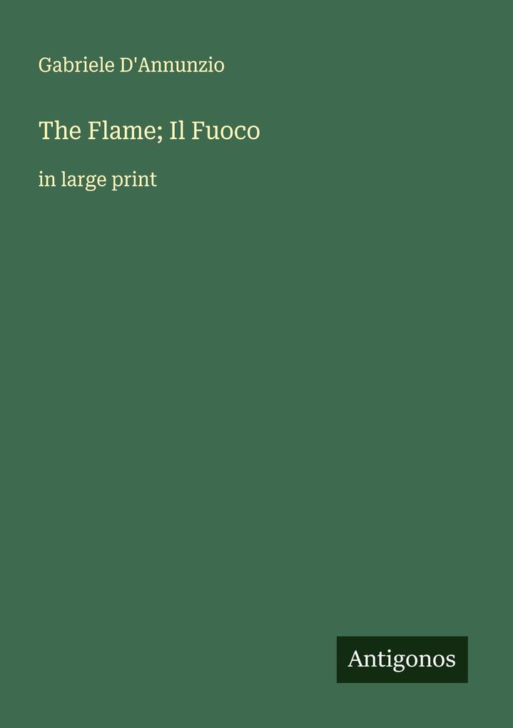 The Flame; Il Fuoco