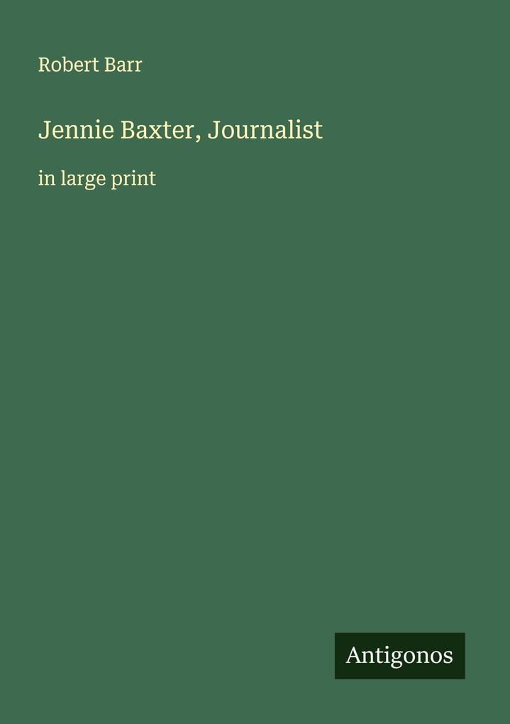 Jennie Baxter Journalist