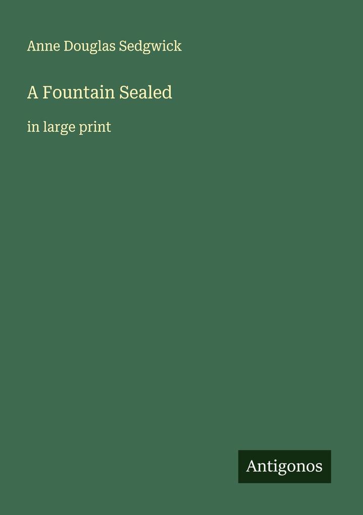 A Fountain Sealed