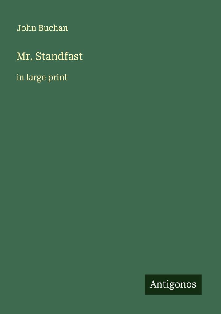Mr. Standfast