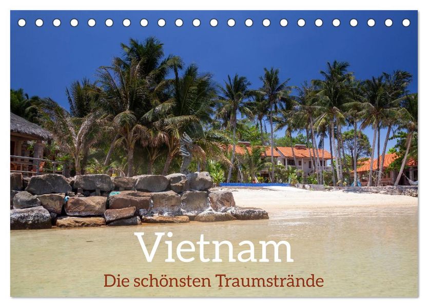 Vietnam die schönsten Traumstrände (Tischkalender 2026 DIN A5 quer) CALVENDO Monatskalender