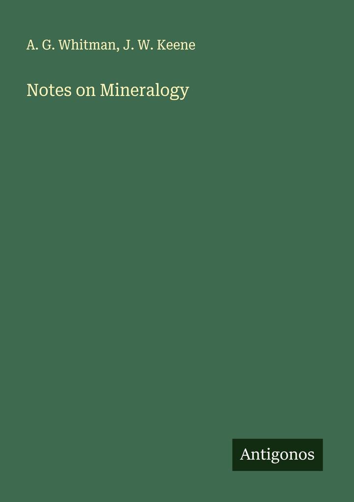 Notes on Mineralogy