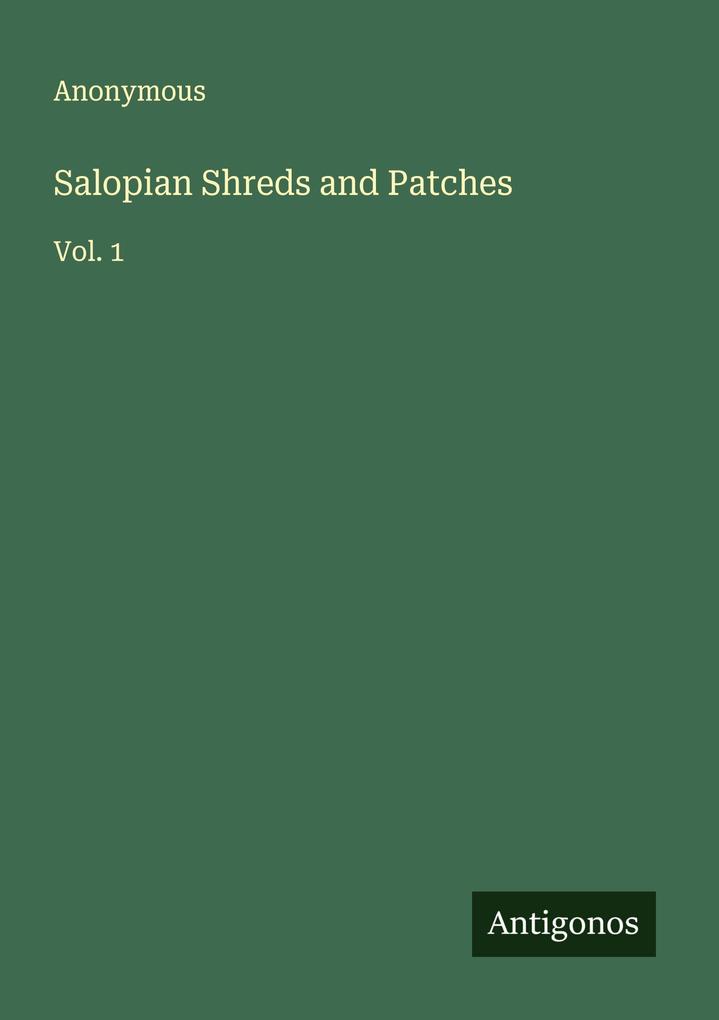 Salopian Shreds and Patches