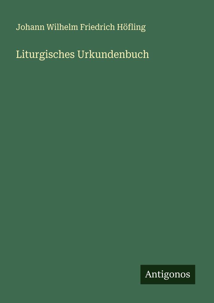 Liturgisches Urkundenbuch