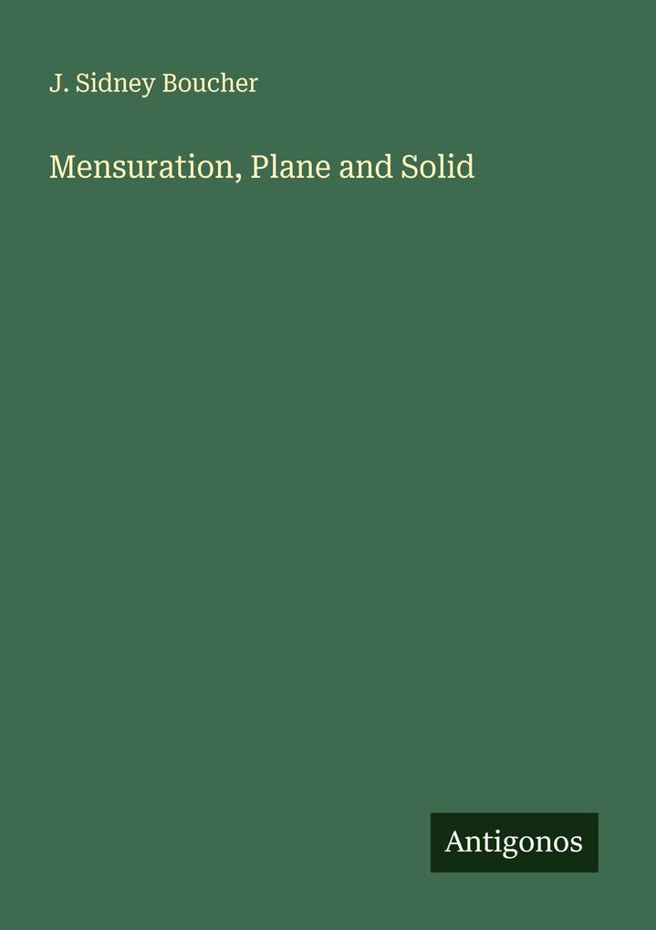 Mensuration Plane and Solid