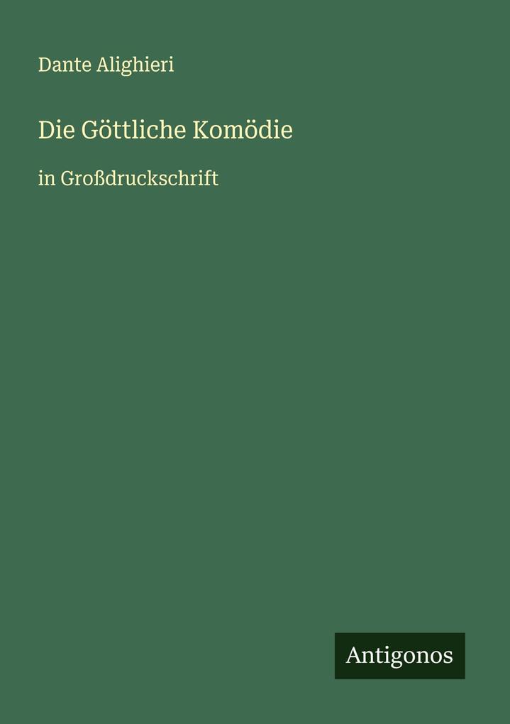 Die Göttliche Komödie