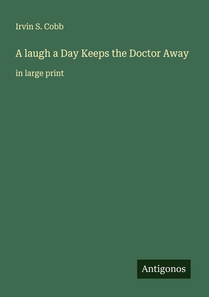 A laugh a Day Keeps the Doctor Away