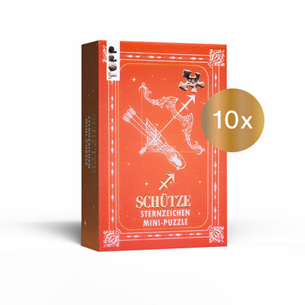 Nachfüllset: Sternzeichen Mini-Puzzle Schütze 10 St.