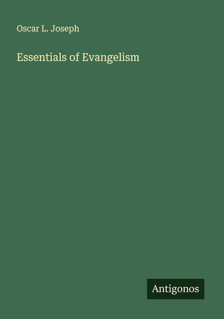 Essentials of Evangelism