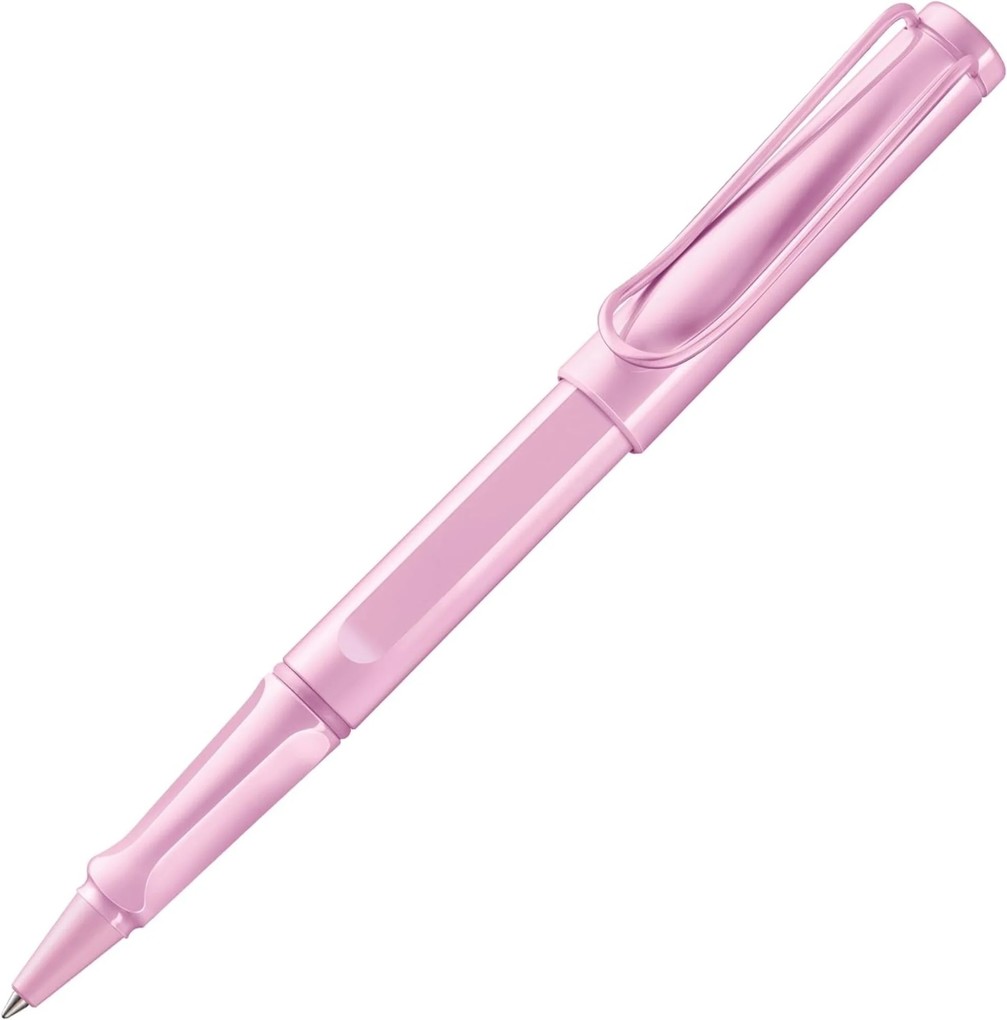 LAMY Tintenroller safari lightrose M blau