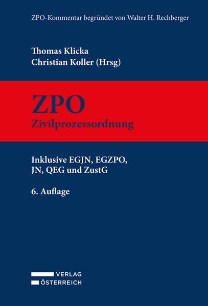 ZPO - Zivilprozessordnung
