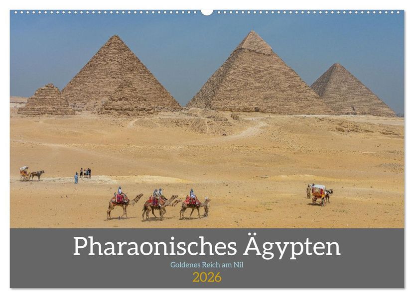 Pharaonisches Ägypten (Wandkalender 2026 DIN A2 quer) CALVENDO Monatskalender