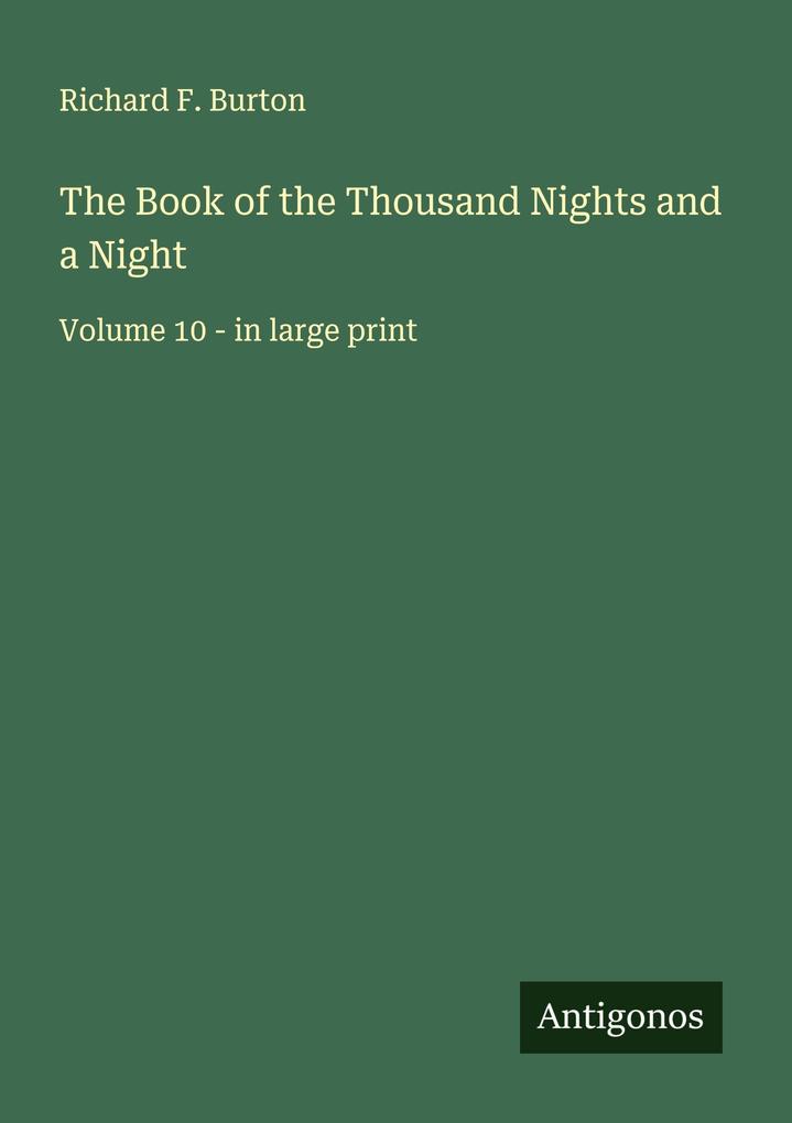 The Book of the Thousand Nights and a Night