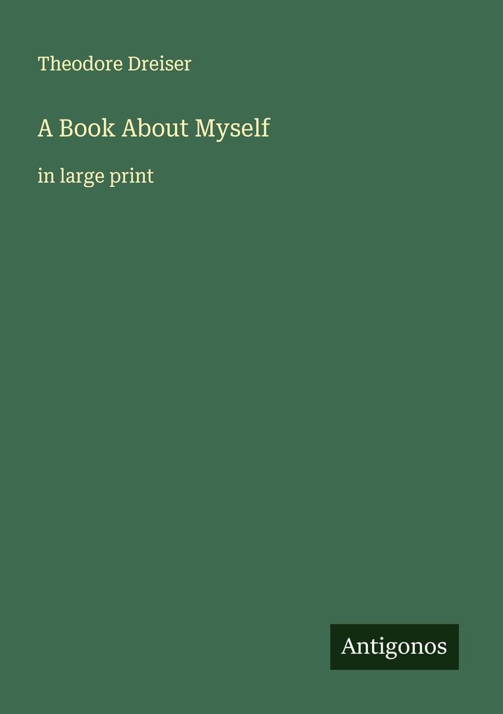 A Book About Myself