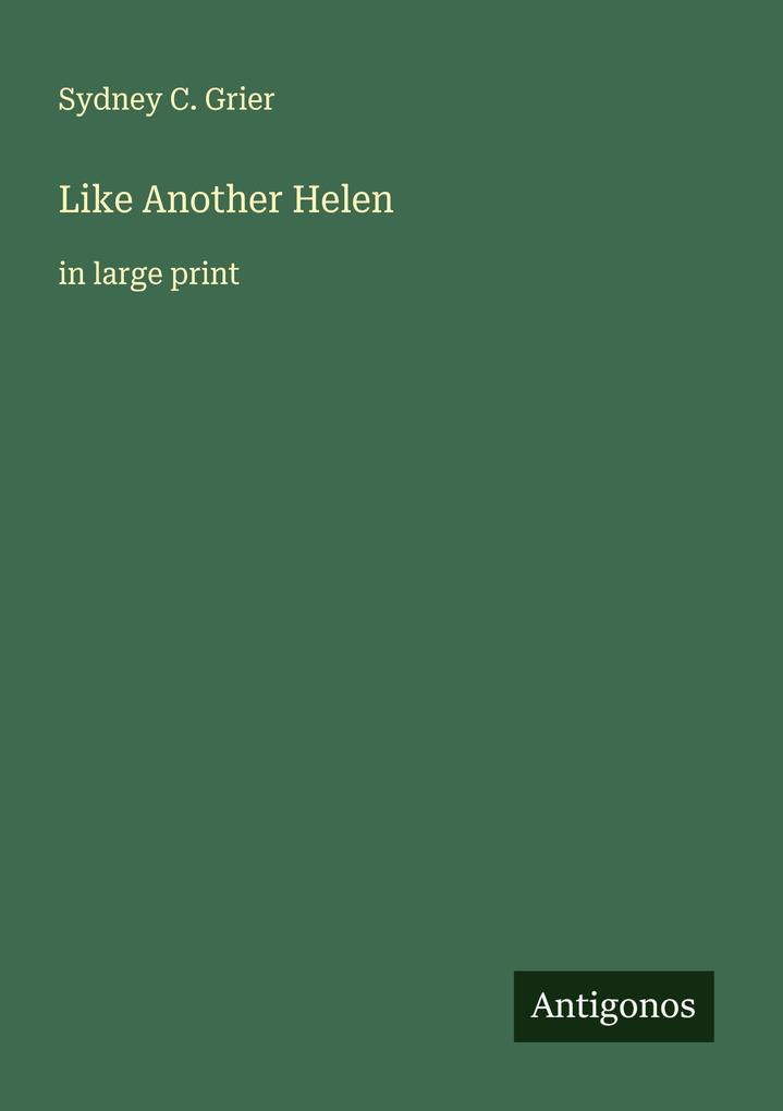 Like Another Helen