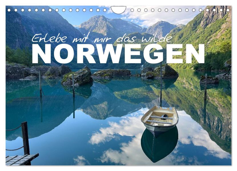 Erlebe mit mir das wilde Norwegen (Wandkalender 2026 DIN A4 quer) CALVENDO Monatskalender