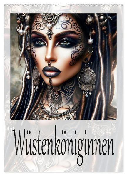 Wüstenköniginnen (Wandkalender 2026 DIN A2 hoch) CALVENDO Monatskalender