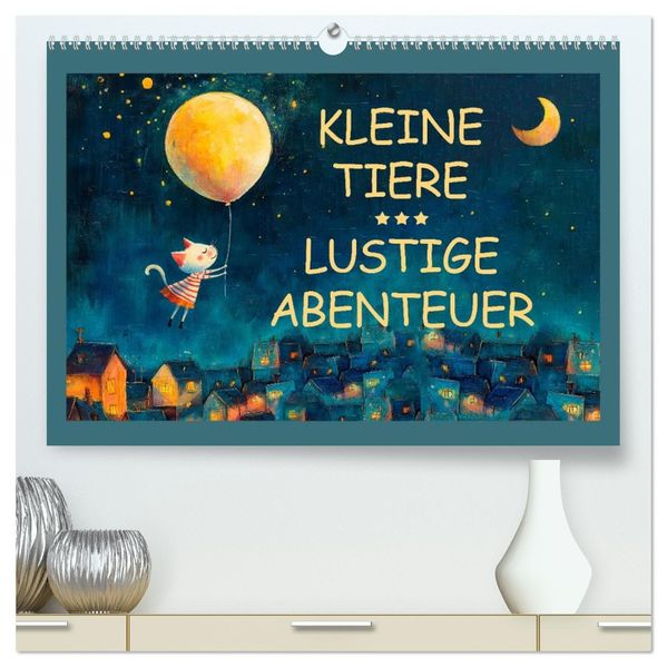 Kleine Tiere - Lustige Abenteuer (hochwertiger Premium Wandkalender 2026 DIN A2 quer) Kunstdruck in Hochglanz