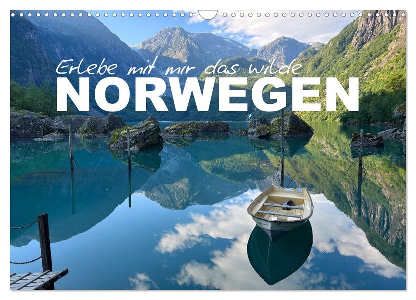 Erlebe mit mir das wilde Norwegen (Wandkalender 2026 DIN A3 quer) CALVENDO Monatskalender