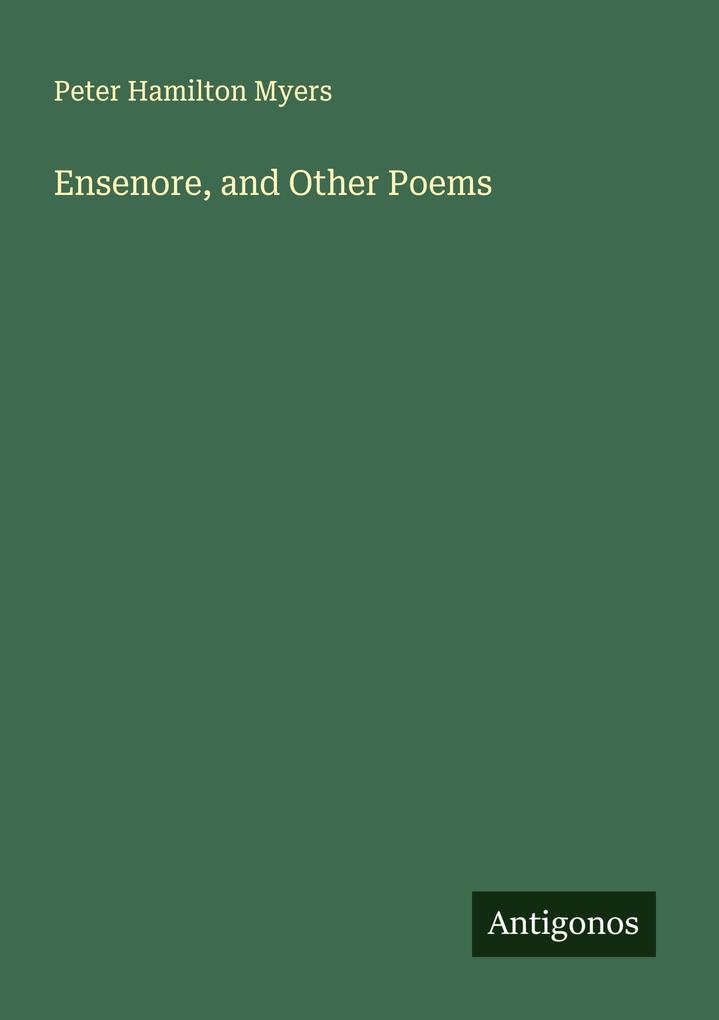 Ensenore and Other Poems