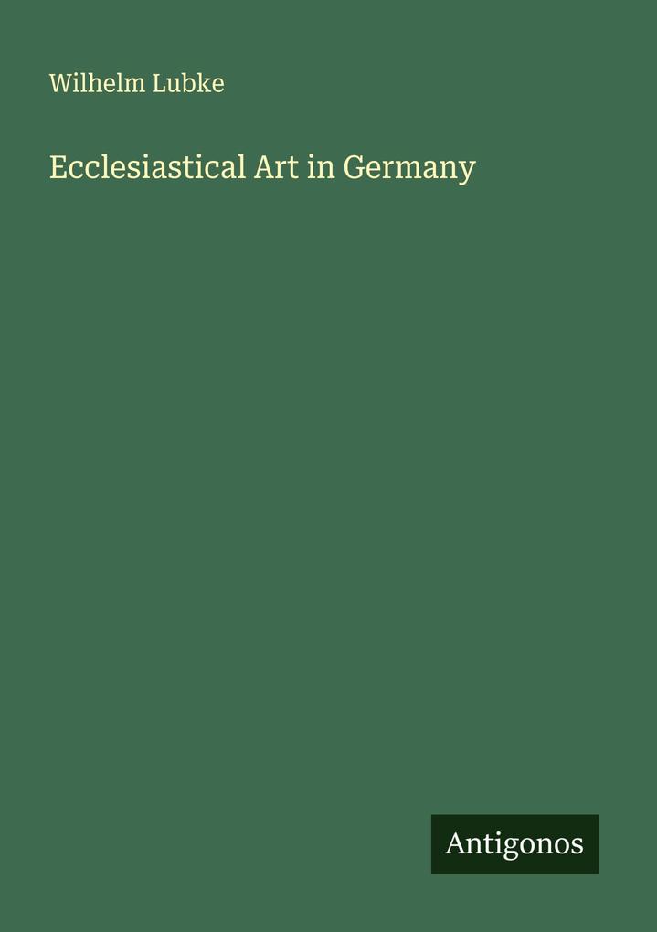 Ecclesiastical Art in Germany
