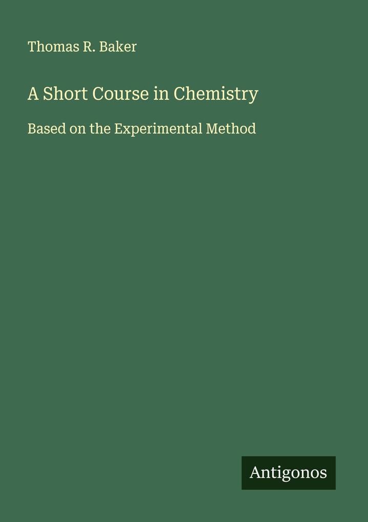 A Short Course in Chemistry