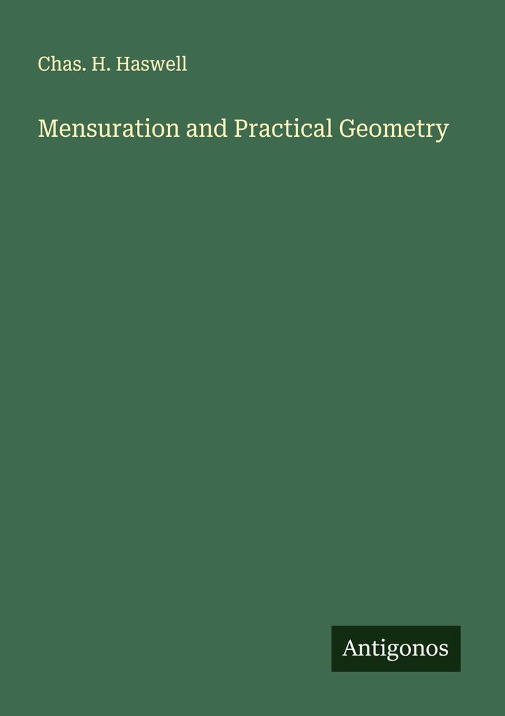 Mensuration and Practical Geometry