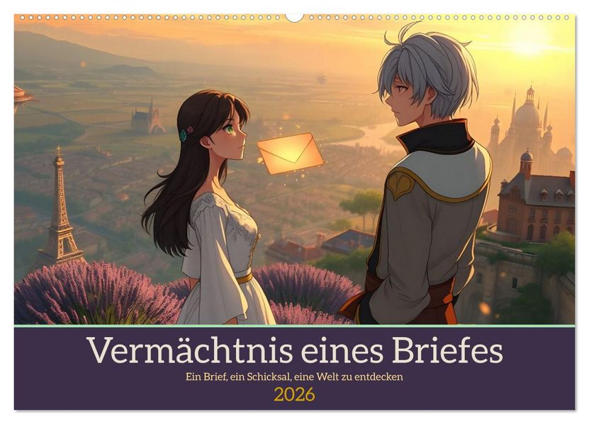 Vermächtnis eines Briefes (Wandkalender 2026 DIN A2 quer) CALVENDO Monatskalender