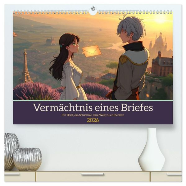 Vermächtnis eines Briefes (hochwertiger Premium Wandkalender 2026 DIN A2 quer) Kunstdruck in Hochglanz