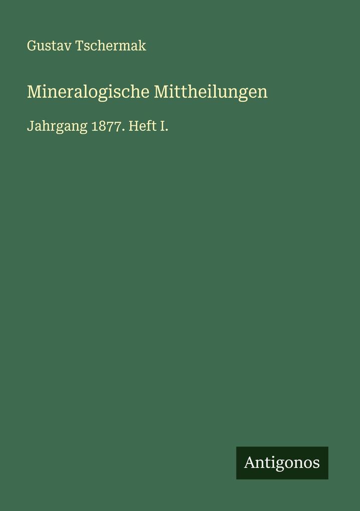 Mineralogische Mittheilungen