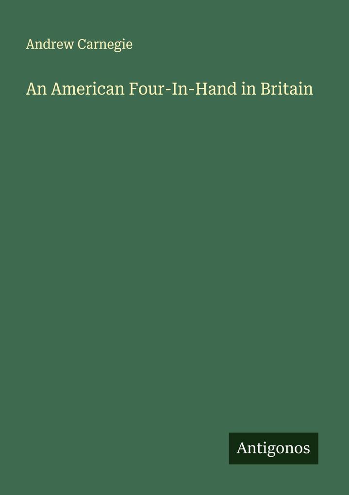 An American Four-In-Hand in Britain