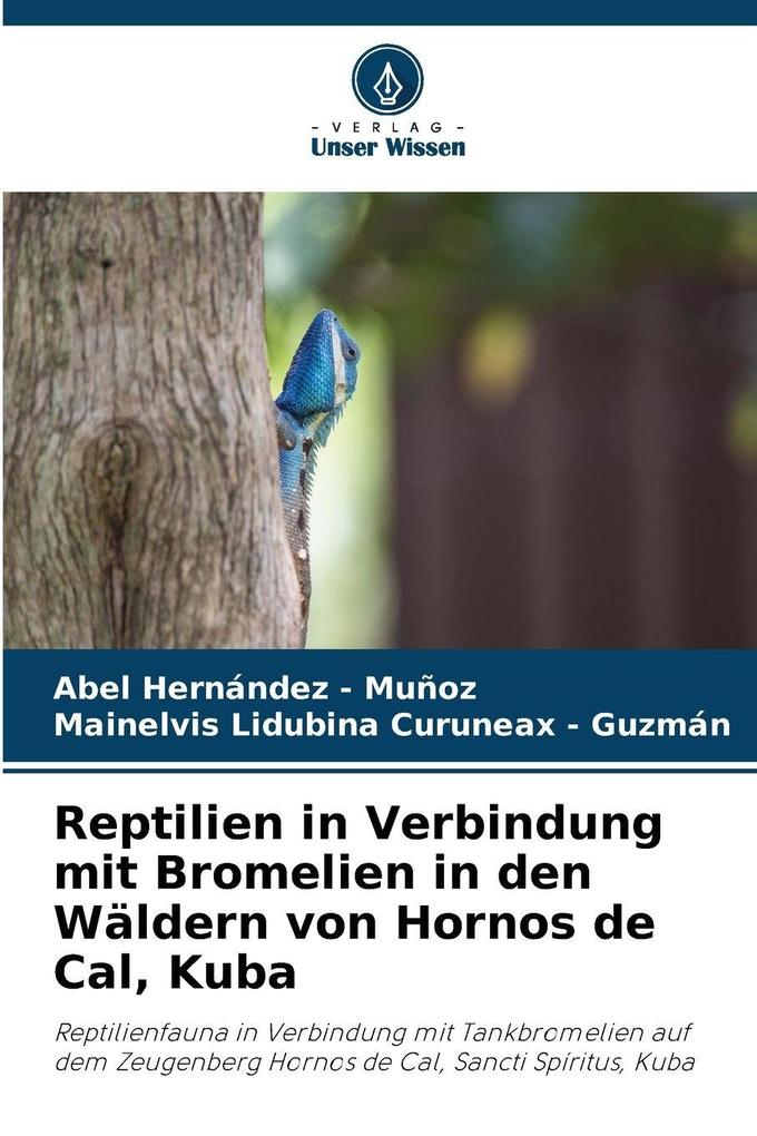 Reptilien in Verbindung mit Bromelien in den Wäldern von Hornos de Cal Kuba