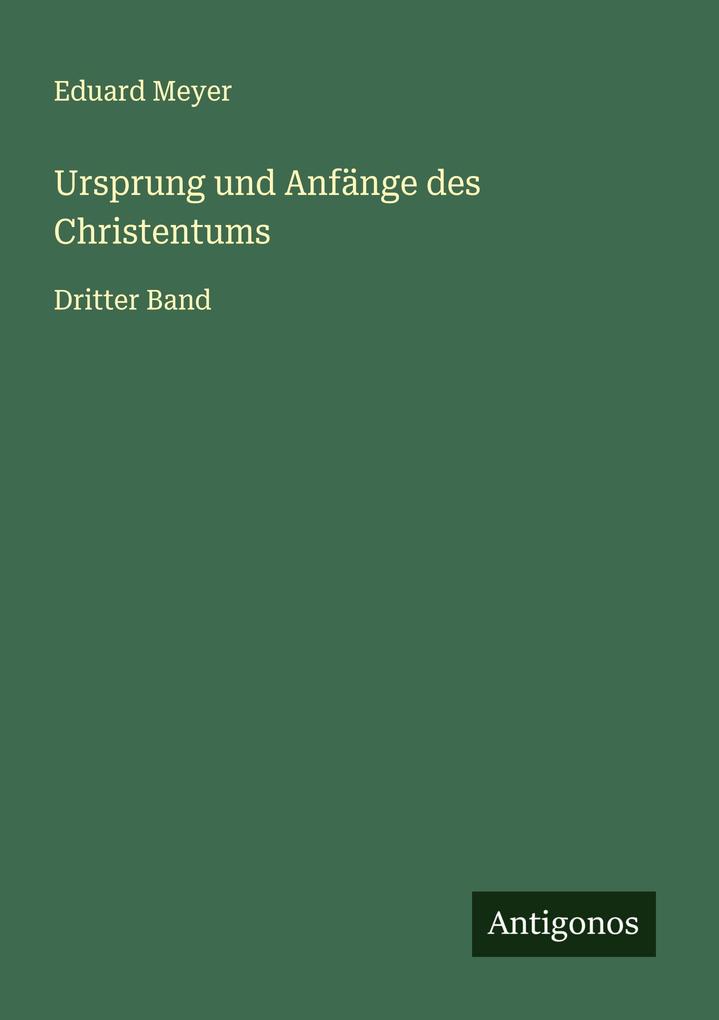 Ursprung und Anfänge des Christentums