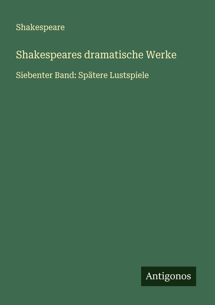 Shakespeares dramatische Werke