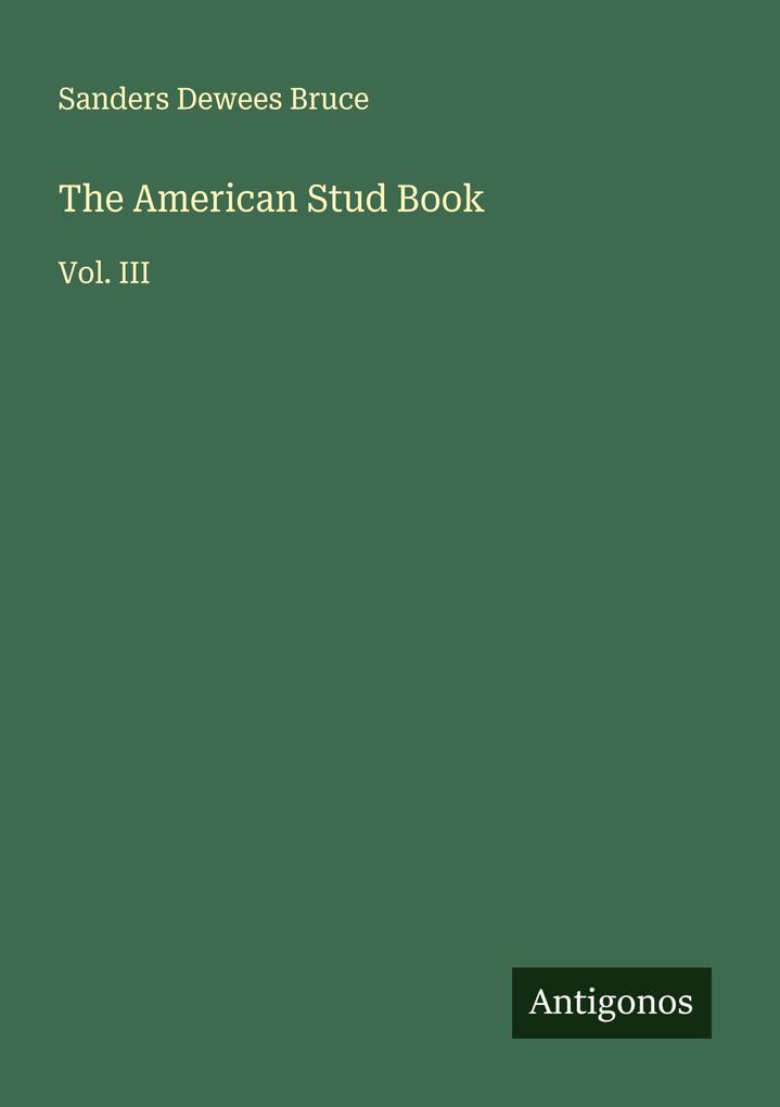 The American Stud Book