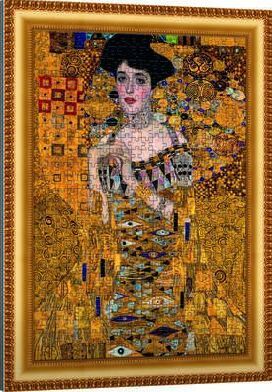 Kunstrahmen Puzzle 500 - Adele Bloch-Bauer I Gustav Klimt