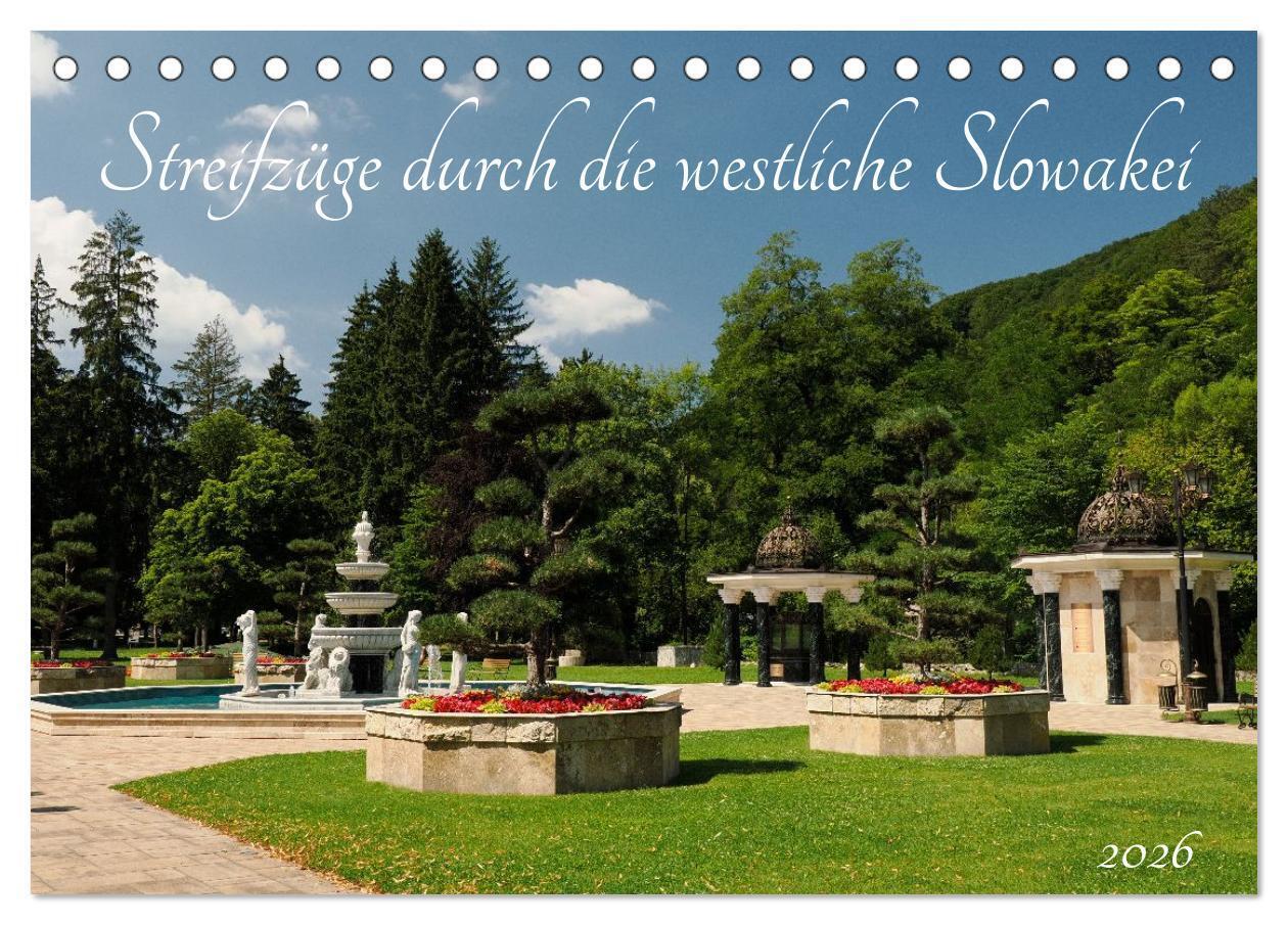 Streifzüge durch die westliche Slowakei (Tischkalender 2026 DIN A5 quer) CALVENDO Monatskalender